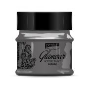 PentArt Glamour metál - ezüstfekete - 50 ml