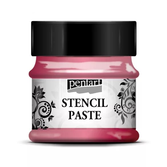 PentArt Stencilező paszta - gyöngyház - 50 ml - mályvarózsa