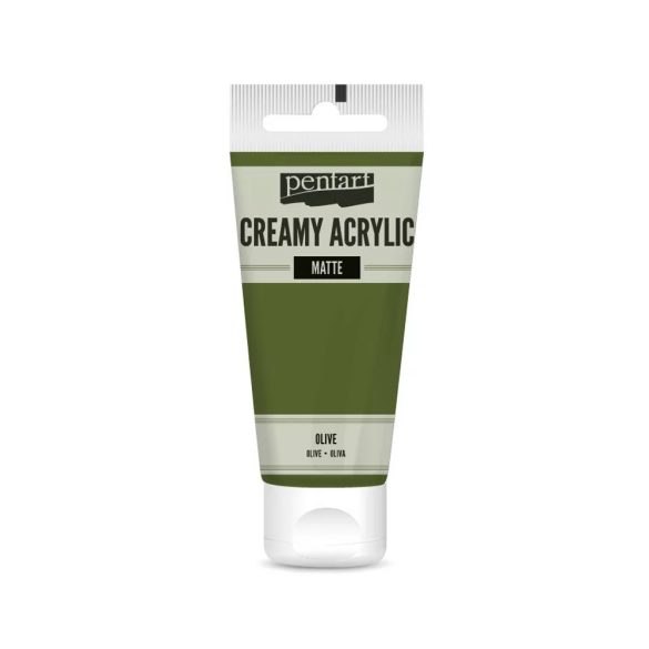 PentArt Krémes akrilfesték - matt - olíva - 60 ml