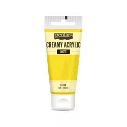 PentArt Krémes akrilfesték - matt - sárga - 60 ml