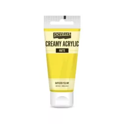 PentArt Krémes akrilfesték - matt - repcesárga - 60 ml