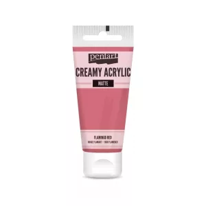 PentArt Krémes akrilfesték - matt - flamingópiros - 60 ml