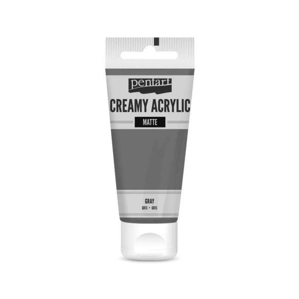PentArt Krémes akrilfesték - matt - szürke - 60 ml