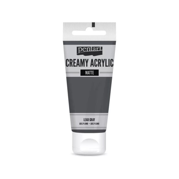 PentArt Krémes akrilfesték - matt - ólomszürke - 60 ml