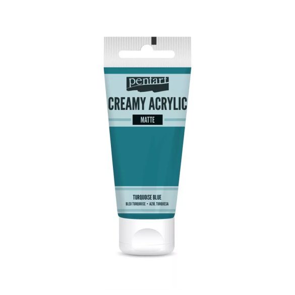 PentArt Krémes akrilfesték - matt - türkizkék - 60 ml