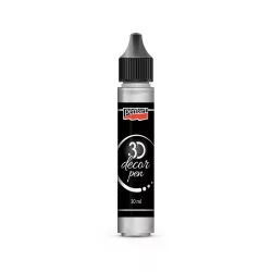 PentArt 3D Dekortoll - ezüst - 30 ml