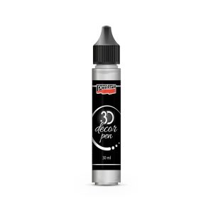 PentArt 3D Dekortoll - ezüst - 30 ml