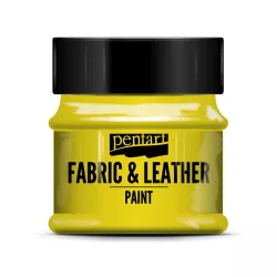 PentArt Textil és bőrfesték - sárga - 50 ml