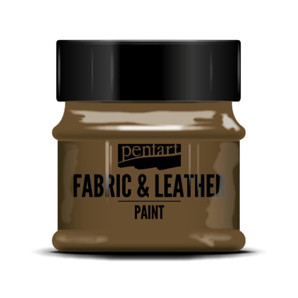 PentArt Textil és bőrfesték - sötétbarna - 50 ml