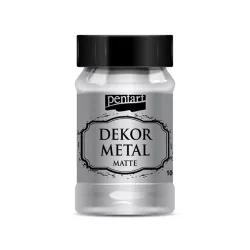PentArt Dekormetál - matt - ezüst - 100 ml
