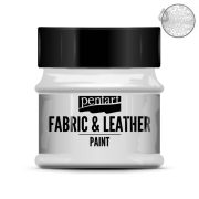 PentArt Textil és bőrfesték - csillogó ezüst - 50 ml