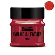 PentArt Textil és bőrfesték - csillogó piros - 50 ml