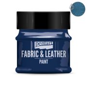 PentArt Textil és bőrfesték - csillogó kék - 50 ml