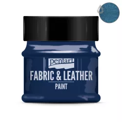 PentArt Textil és bőrfesték - csillogó kék - 50 ml