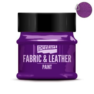 PentArt Textil és bőrfesték - csillogó lila - 50 ml