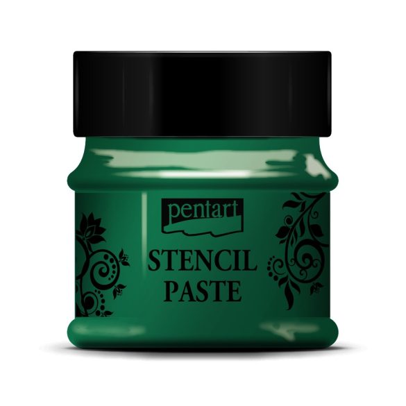 PentArt Stencilező paszta - gyöngyház - 50 ml - zöld