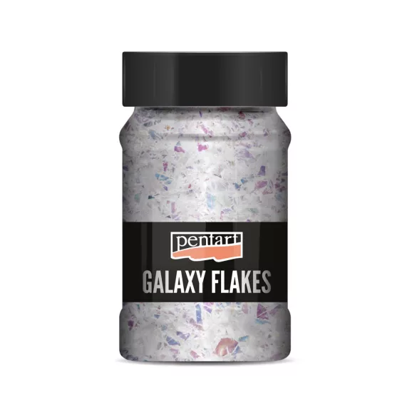 PentArt Galaxy Flakes - jupiter fehér - 100 ml