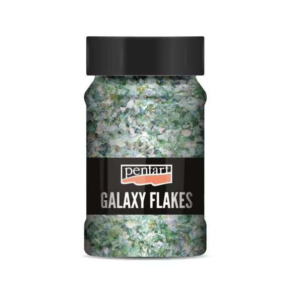 PentArt Galaxy Flakes - föld zöld - 100 ml