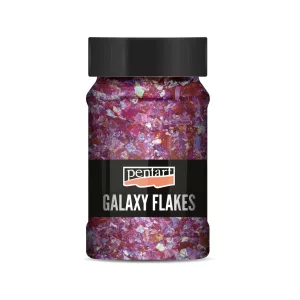 PentArt Galaxy Flakes - juno rózsaszín - 100 ml