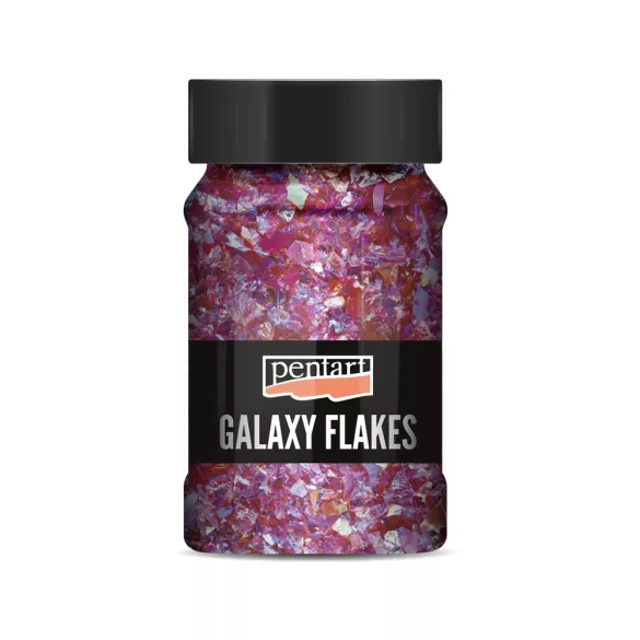 PentArt Galaxy Flakes - juno rózsaszín - 100 ml
