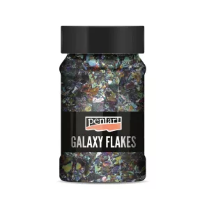 PentArt Galaxy Flakes - szaturnusz zöld - 100 ml