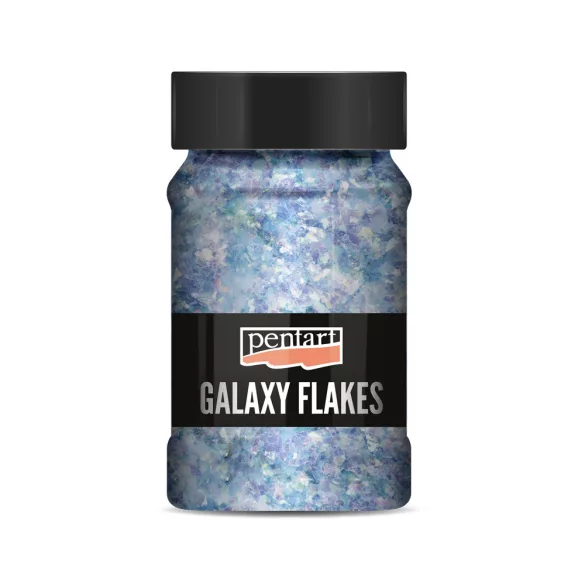 PentArt Galaxy Flakes - uránusz kék - 100 ml