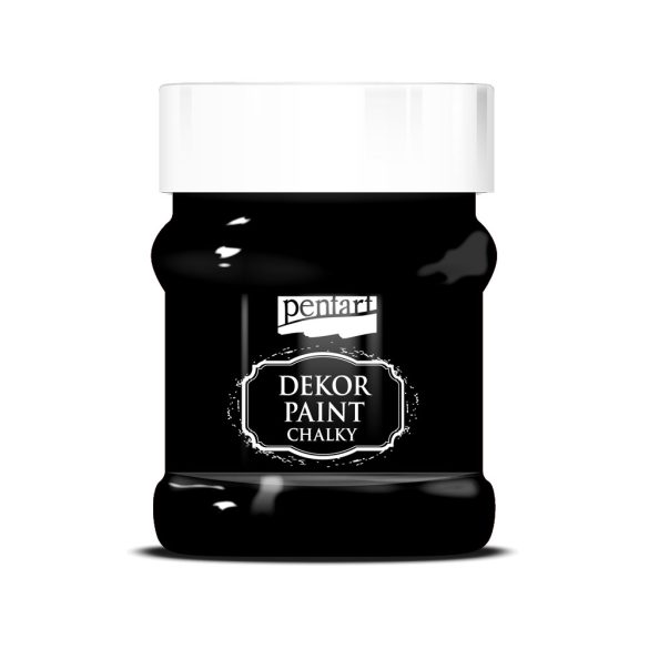 PentArt Dekor krétafesték - ébenfekete - 230 ml