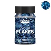 PentArt Színes fólia pehely - kék - 100 ml