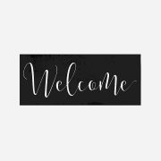 Szita-stencil 370 x 150 mm - Welcome