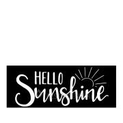 Szita-stencil 110 x 275 mm - Hello Sunshine