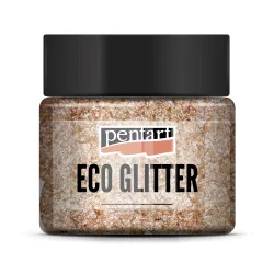 PentArt Eco Glitter - rózsaarany - confetti - 15 g