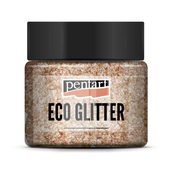 PentArt Eco Glitter - rózsaarany - finom - 15 g