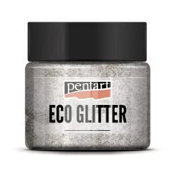 PentArt Eco Glitter - ezüst - extra finom - 15 g