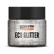 PentArt Eco Glitter - ezüst - durva - 15 g