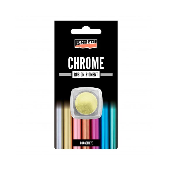 PentArt Rub-on pigment színes krómozott hatású - sárkányszem - 0,5 g