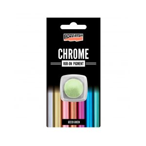 PentArt Rub-on pigment színes krómozott hatású - gekkózöld - 0,5 g