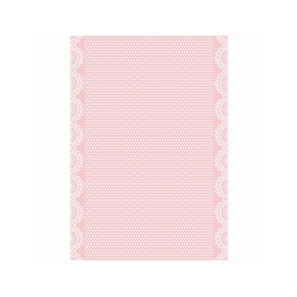 Dekupázs rizspapír - DayDream pink textúra - A4