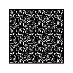 Vastag stencil 18 x 18 cm - You and me - textúra