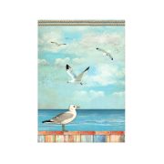 Dekupázs rizspapír - Blue dream seagulls - A4
