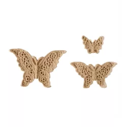   PentArt Hőre lágyuló fa - pillangó szett - 5 x 3 cm - 3 db