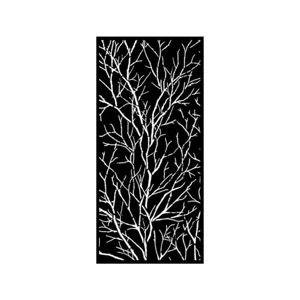 Vastag stencil 12 X 25 cm - Branches