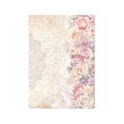   PentArt Dekupázs rizspapír - Romance Forever - Floral border - A4