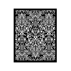   Vastag stencil 20 x 25 cm - Sir Vagabond in Fantasy World - damasque