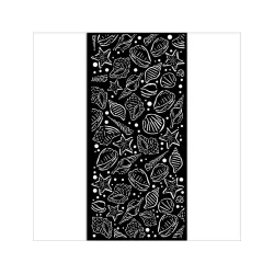 Vastag stencil 12 x 25 cm - Sea Land shells