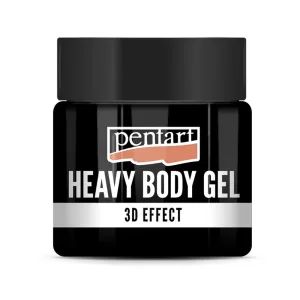 PentArt Sűrű gélpaszta - fényes - fekete - 50 ml