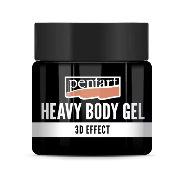 PentArt Sűrű gélpaszta - fényes - fekete - 50 ml
