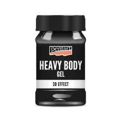 PentArt Sűrű gélpaszta - fényes - fekete - 100 ml