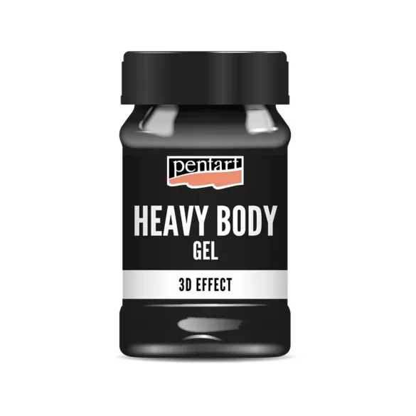 PentArt Sűrű gélpaszta - fényes - fekete - 100 ml