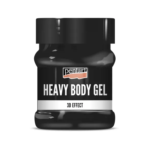 PentArt Sűrű gélpaszta - fényes - fekete - 230 ml
