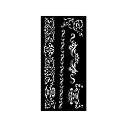 Vastag stencil 12 X 25 cm - Venice City of Art borders